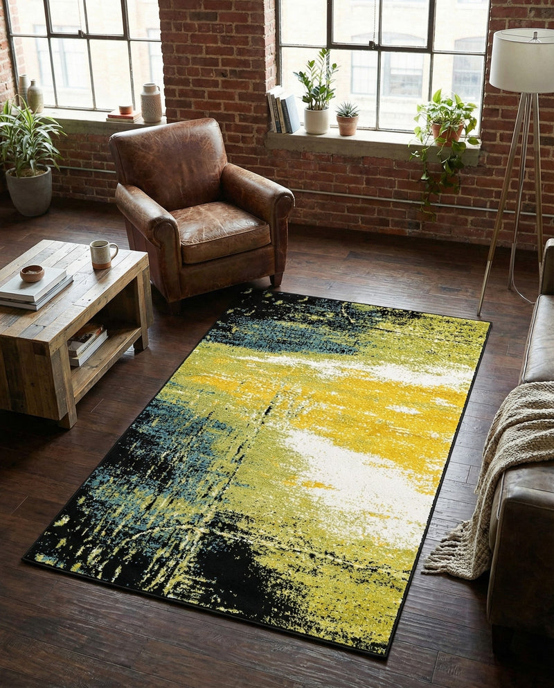 Venetian Elegance Collection Area Rug -  Chioggia Rectangle Light Green  lifestyle 9