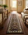 Tabriz Tapestry Collection Area Rug - Sahand (Brown) Runner Brown  lifestyle 46