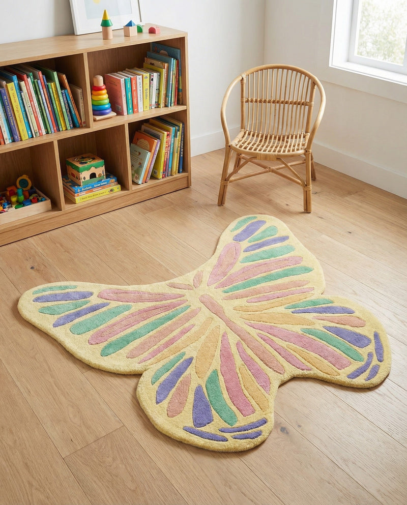 Whimsy Wonders Wool Collection Area Rug -  Ocean Rectangle Multi  lifestyle 8