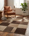 Autumn Meadow Collection Area Rug -  Sycamoreside (Light Brown) Rectangle Light Brown  lifestyle 6