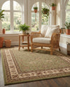 Jaipur Elegance Collection Area Rug -  Nahargarh (Green) Rectangle Green  lifestyle 12