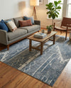 Cascade Range Collection Area Rug - Hood (Blue Gray) Rectangle Blue Gray  lifestyle 22