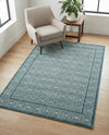 Aravalli Collection Area Rug -  Jaipur Rectangle Aegean Blue  lifestyle 37