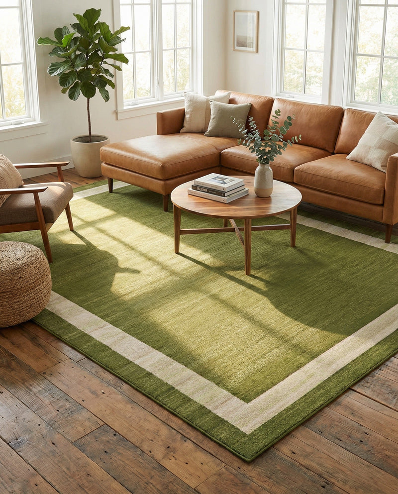 Studio Haven Collection Area Rug -  Alcove (Green) Rectangle Green  lifestyle 17