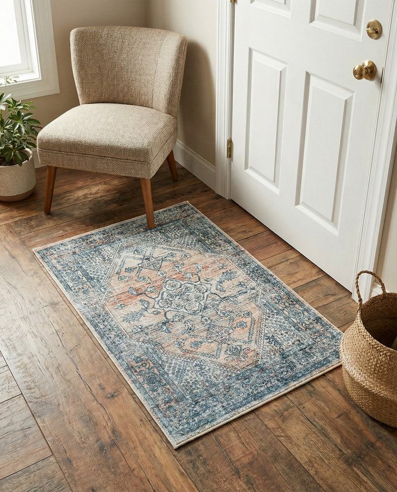 Coastal Haven Collection Area Rug -  Marina Rectangle Multi  lifestyle 47