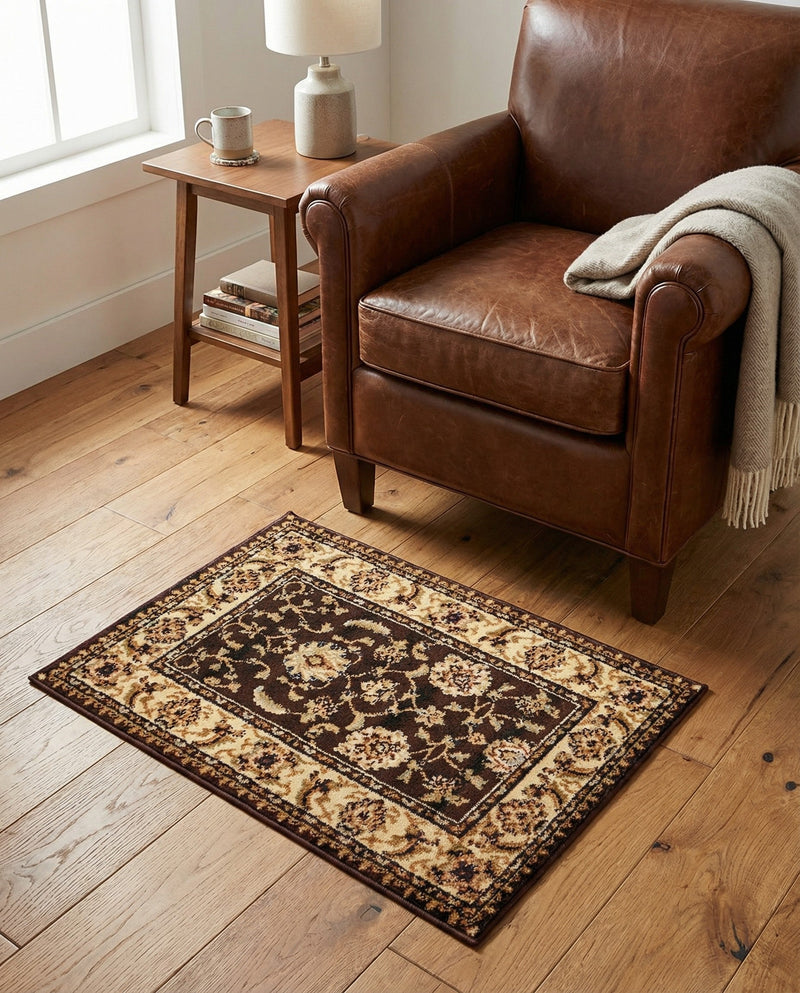 Jaipur Elegance Collection Area Rug -  Nahargarh (Brown) Rectangle Brown  lifestyle 9