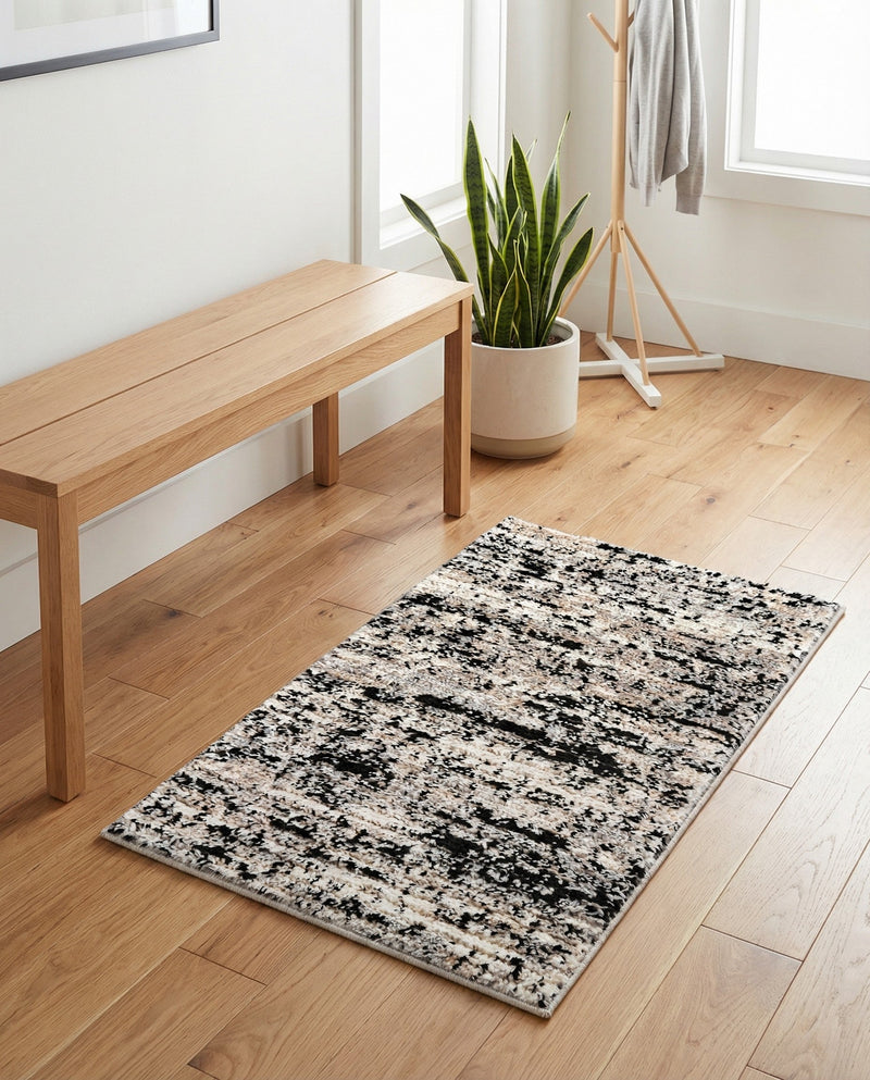 Santa Fe Trails Collection Area Rug -  Chaparral Rectangle Gray  lifestyle 19