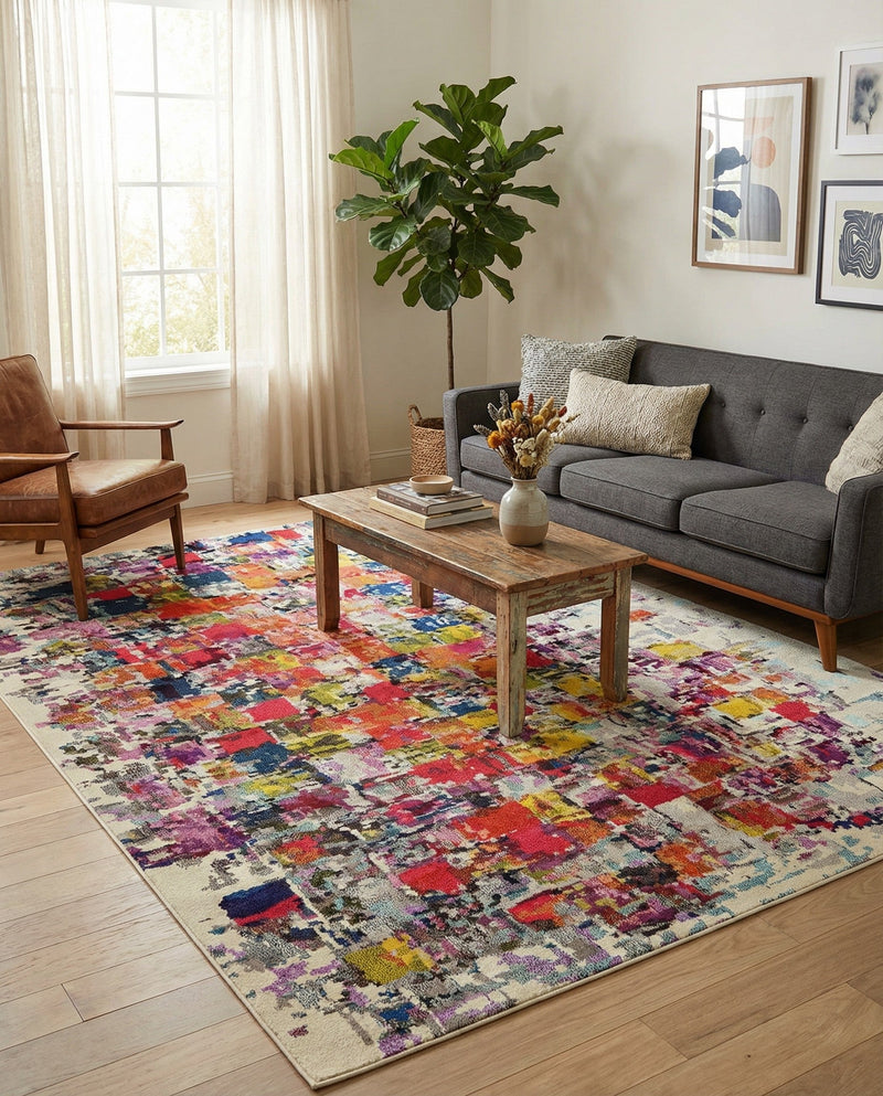 Marrakesh Elegance Collection Area Rug -  Azilal Rectangle Multi  lifestyle 21