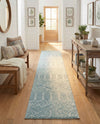 Marrakesh Lattice Collection Area Rug - Casablanca (Aqua) Runner Aqua  lifestyle 58