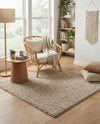 Alpine Plush Collection Area Rug -  Cortina (Linen) Square Linen  lifestyle 49