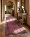 Bazaar Chic Collection Area Rug -  Larache Runner Antique Red  lifestyle 31