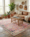 Sierra Collection Area Rug -  Shasta Rectangle Pink  lifestyle 22