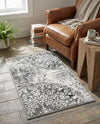 Riviera Elegance Collection Area Rug -  Monaco (Gray) Rectangle Gray  lifestyle 8