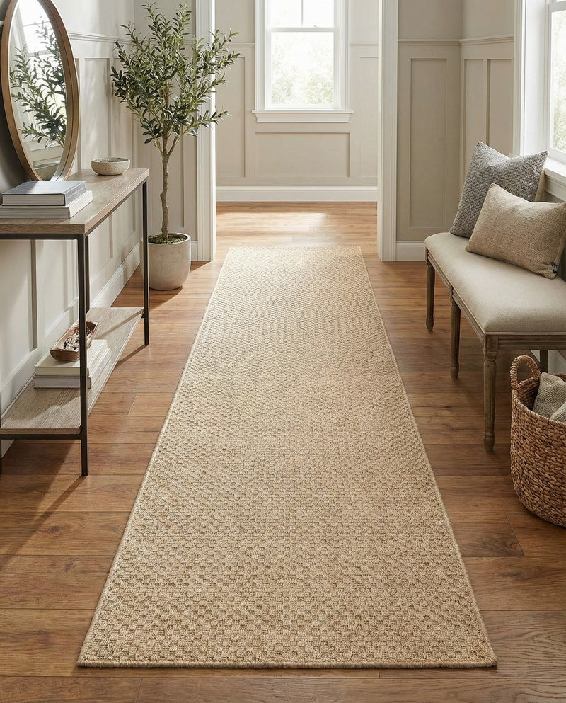 Sahara Sands Collection Area Rug -  Rosetta Runner Natural  lifestyle 27