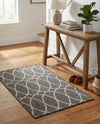 Savannah Pergola Collection Area Rug -  Pavilion (Charcoal) Rectangle Charcoal  lifestyle 13