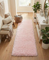 Eternal Plush Oasis Collection Area Rug -  Tranquility (Pink Lace) Runner Pink Lace  lifestyle 71