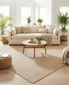 Sahara Sands Collection Area Rug -  Rosetta Square Natural  lifestyle 59