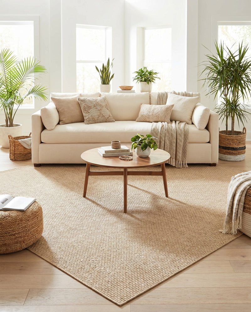 Sahara Sands Collection Area Rug -  Rosetta Square Natural  lifestyle 59