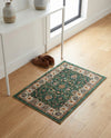 Casablanca Tapestry Collection Area Rug -  Marrakech (Emerald Green) Rectangle Emerald Green  lifestyle 14