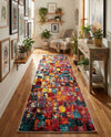 Venetian Elegance Collection Area Rug -  Sant'Erasmo Runner Multi  lifestyle 51