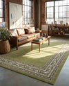 Soho Elegance Collection Area Rug -  Mercer (Green) Rectangle Green  lifestyle 18
