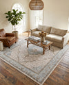 Mykonos Manor Collection Area Rug - Delos Rectangle Blue  lifestyle 48
