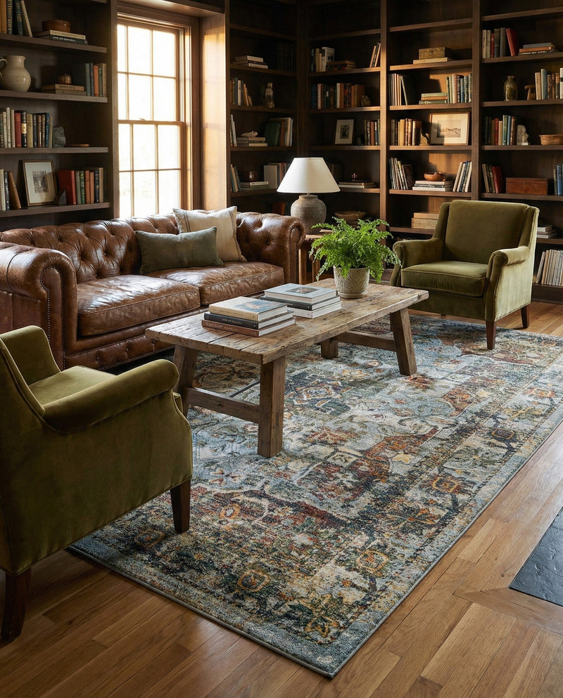 Savannah Soiree Collection Area Rug -  Everglade (Ivory) Rectangle Ivory  lifestyle 15