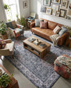Heritage Elegance Collection Area Rug -  Uffizi Rectangle Gray  lifestyle 36