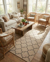 Sahara Sands Collection Area Rug -  Dahshur Rectangle Natural  lifestyle 36