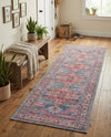 Zahara Oasis Collection Area Rug -  Fez Runner Blue  lifestyle 64