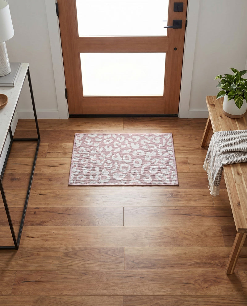 Savannah Escape Collection Area Rug -  Amazon (Pink Ivory) Rectangle Pink Ivory  lifestyle 11