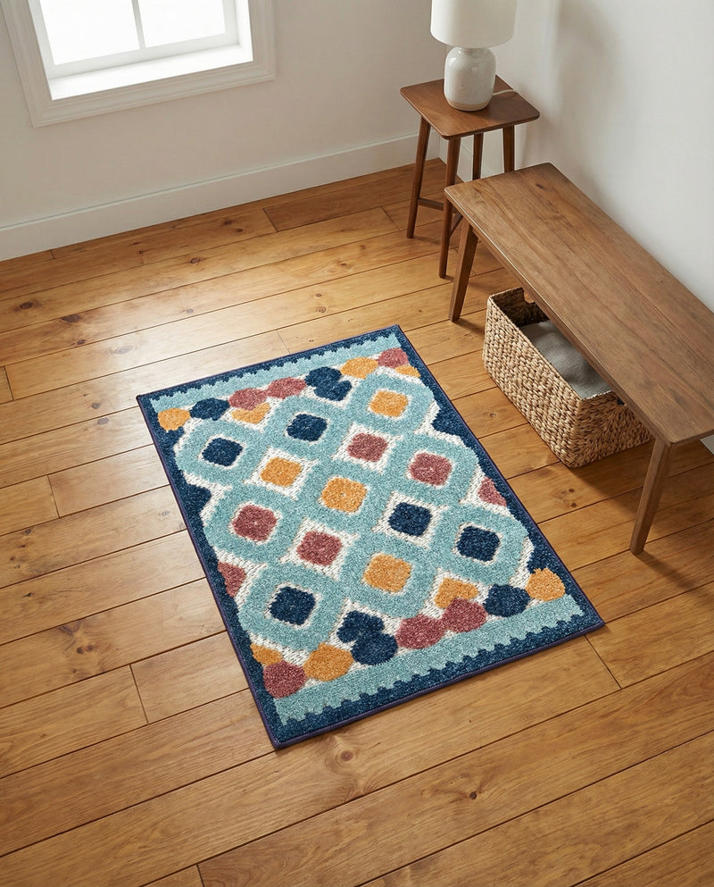 Caribbean Terrace Collection Area Rug -  Tobago Rectangle Ivory  lifestyle 14