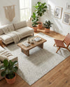 Marrakesh Lattice Collection Area Rug - Casablanca (Light Gray) Rectangle Light Gray  lifestyle 25