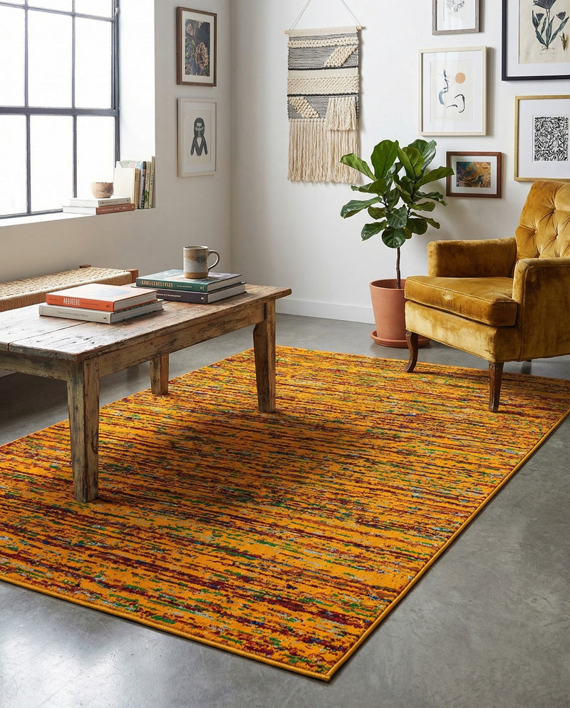 Caribbean Cove Collection Area Rug -  Lucia Rectangle Yellow  lifestyle 42
