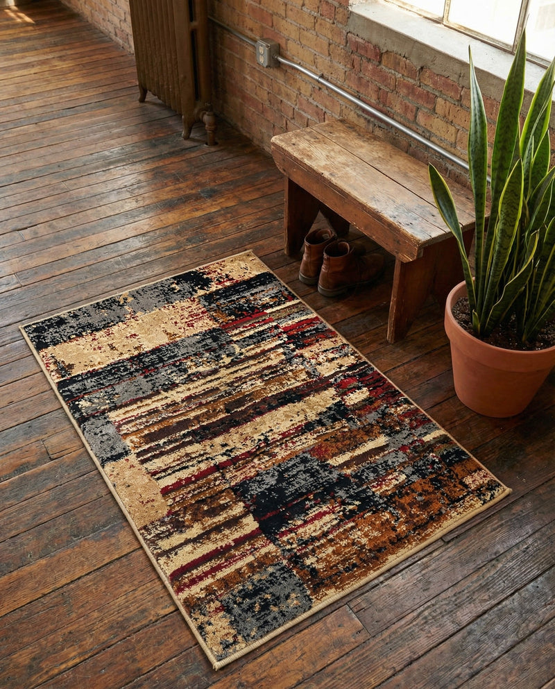 Neptune Elegance Collection Area Rug - Triton Rectangle Multi  lifestyle 14