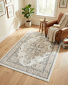Beverly Grove Collection Area Rug -  Fairfax (Ivory) Rectangle Ivory  lifestyle 8