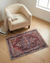 Heritage Elegance Collection Area Rug -  Schonbrunn Rectangle Burgundy  lifestyle 34