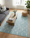Metro Heights Collection Area Rug -  Hudson Rectangle Blue  lifestyle 15
