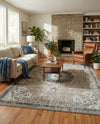 Brighton Terrace Collection Area Rug - Hove (Gray) Rectangle Gray  lifestyle 7