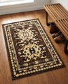 Tabriz Tapestries Collection Area Rug - Azerbaijan (Brown) Rectangle Brown  lifestyle 13