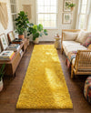 Plush Oasis Collection Area Rug - Serenity (Tuscan Sun Yellow) Runner Tuscan Sun Yellow  lifestyle 51