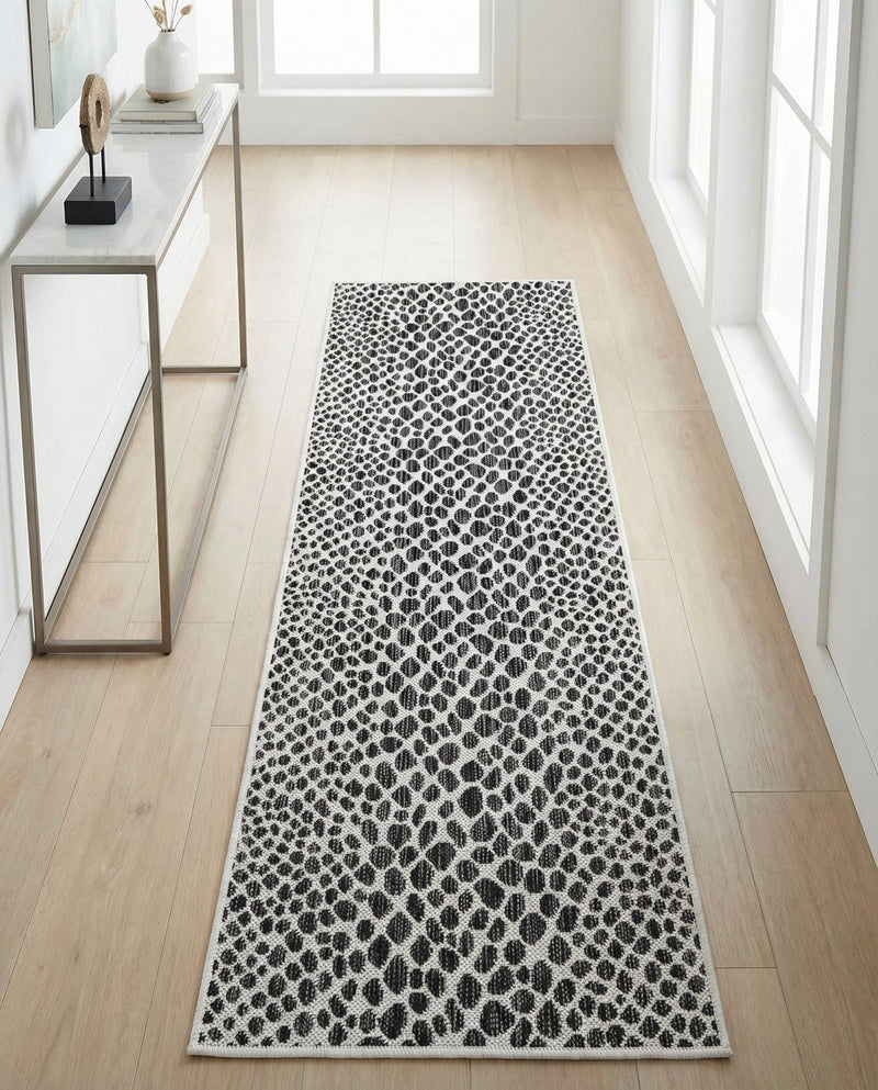 Urban Oasis Rugs Collection Area Rug -  Terrace (Black) Runner Black  lifestyle 71