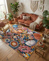 Meadow Breeze Collection Area Rug -  Daffodil Rectangle Multi  lifestyle 16