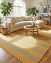 Urban Oasis Rugs Collection Area Rug -  District (Yellow and Aqua) Rectangle Yellow and Aqua  lifestyle 11
