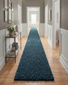 Alpine Plush Collection Area Rug -  Cortina (Marine Blue) Runner Marine Blue  lifestyle 46