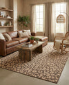 Sahara Sands Collection Area Rug -  Buto Rectangle Brown  lifestyle 26