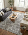 Riviera Elegance Collection Area Rug -  Monaco (Light Gray) Rectangle Light Gray  lifestyle 23