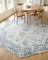 Riviera Elegance Collection Area Rug - Antibes (Light Blue) Octagon Light Blue  lifestyle 54