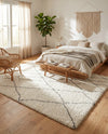Cozy Haven Shag Collection Area Rug - Serenity (Ivory) Rectangle Ivory  lifestyle 14