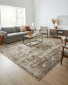 Gobi Sands Collection Area Rug -  Badain Square Cream  lifestyle 81
